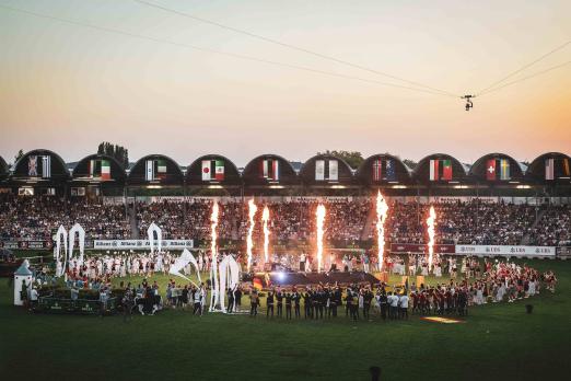 Foto: Das Foto zeigt die Eröffnungsfeier vom CHIO Aachen 2025 - Fotograf: ALRV/Andreas Steindl Foto: Das Foto zeigt die Eröffnungsfeier vom CHIO Aachen 2025 - Fotograf: ALRV/Andreas Steindl