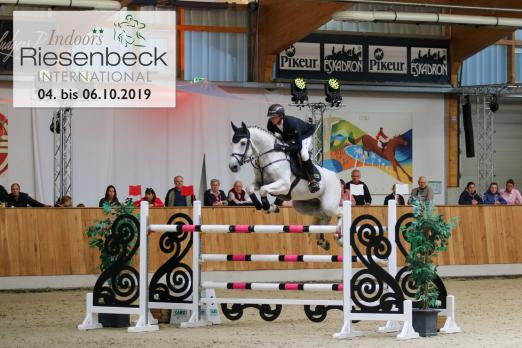 Foto: Der Deutsche Meister 2019 Felix Hassmann ist auch im diesem Jahr bei den Riesenbeck International Indoors** am Start. - Fotograf: RI 
