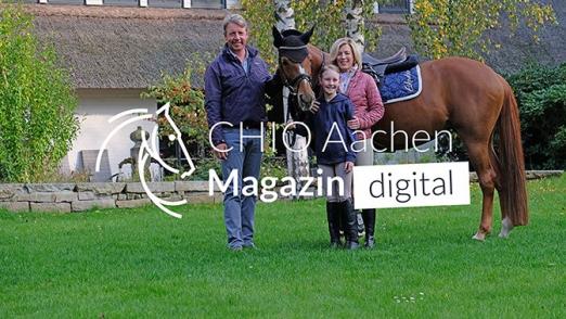 Foto: Zu Gast bei Markus, Brianne und Meredith - Fotograf: CHIO Aachen Pressestelle