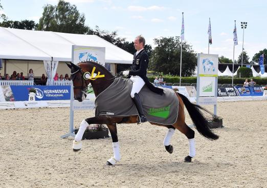 Foto: Tanzten zweimal im Verdener Dressurstadion ganz nach vorn: Jan-Dirk Gießelmann und sein Hannoveraner Real Dancer FRH gewann sowohl den Grand Prix, als auch den Grand Prix Special - Fotograf: Rüchel