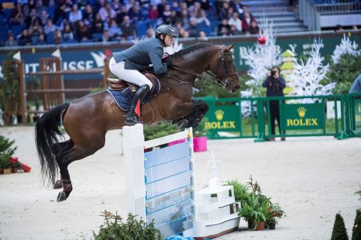 Foto: Grégory Wathelet and Eldorado van het Vijverhof - Fotograf: Rolex Grand Slam of Show Jumping/Kit Houghton 