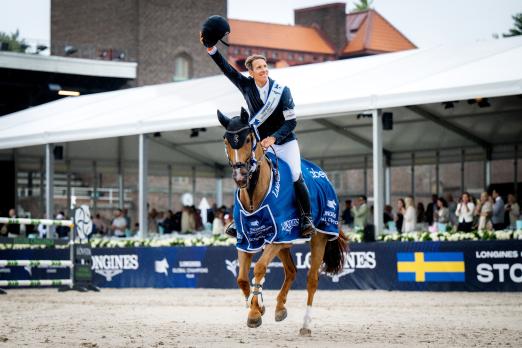 Foto: Henrik von Eckermann - der Weltmeister in der alten Heimat - Fotograf: LGCT