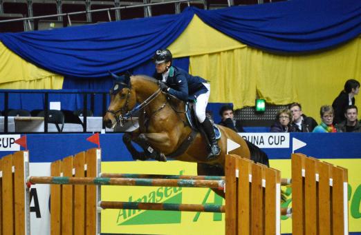 Foto: Irlands Denis Lynch sicherte sich in Dortmund den Sieg mit GC Chopins Bushi - Fotograf: A. Gardemann
