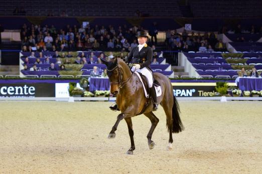 Foto: Letzter Turnierstart mit Don Johnson FRH für Isabell Werth und Sieg im Grand Prix in Frankfurt - Fotograf: Jan Reumann