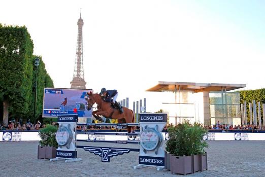 Foto: LGCT - Spitzensport vor dem Eiffelturm - Fotograf: LGCT/Stefano Grasso