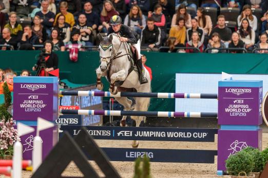Foto: Shootingstar Philipp Schulze Topphoff startet bei der PARTNER PFERD im Longines FEI World Cup Final - Fotograf: Sportfotos-Lafrentz.de 