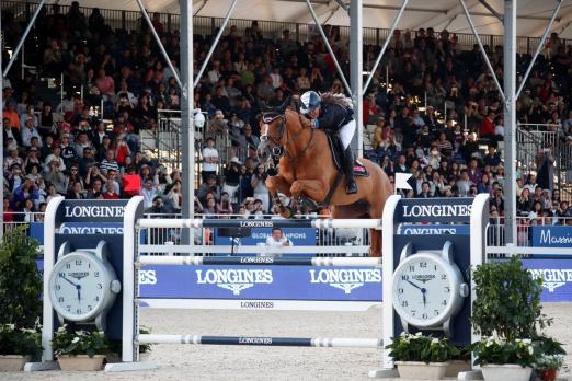 Foto: Danielle Goldstein mit ihrer Lizziemary - Fotograf: LGCT / Stefano Grasso