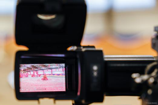 Foto: Keine Hengstpräsentation der Station Maas J. Hell online am Sonntag bei ClipMyHorse.TV - die Präsentation wird in den April verschoben - Fotograf: Ch. Beeck