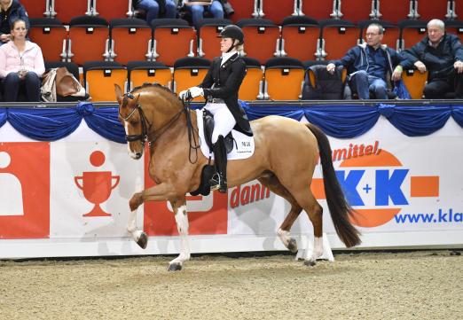 Foto: Malin Wahlberg-Nilsson und Eddieni gewannen den LVM-Grand Prix Special - Fotograf: Fotodesign Feldhaus