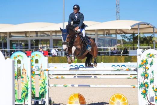 Foto: Mariano Martinez Bastida und Gattuso van de Marehoeve - Sieger der Master-Prüfung im CES Valencia - Fotograf: Frank Fotistica