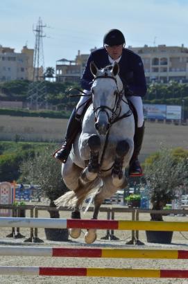 Foto: Francois jr Mathy gewann das Masters am Samstag in Mijas - Fotogaf: FS/ Hippodromo Costa del Sol