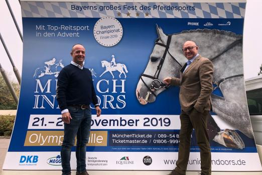 Foto: Tobias Bachel und Veranstalter Volker Wulff freuen sich auf die MUNICH INDOORS - Fotograf: Engarde GmbH