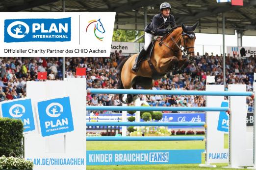 Foto: Plan International ist offizieller Charity-Partner des CHIO Aachen - Fotograf: CHIO Aachen/ Michael Strauch 