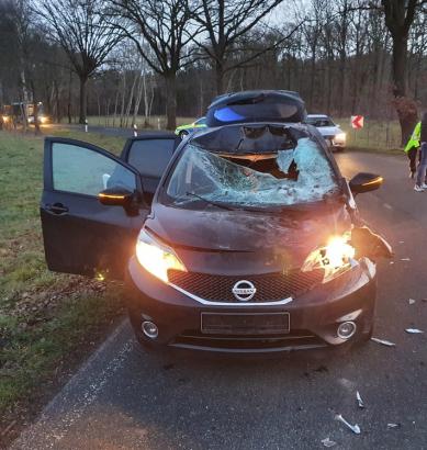 Foto: Das Unfallfahrzeug - Fotograf: Polizeidirektion Hannover