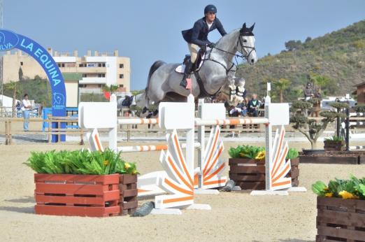 Foto: Doron Kuipers aus den Niederlanden mit Charley. Das Paar gewann das Masters in Mijas - Fotograf: FS/ Hippodromo