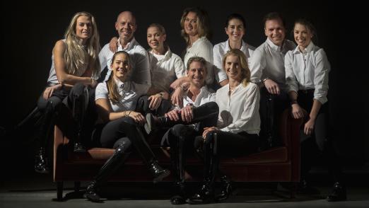 Foto: Dinja van Liere, Hans Peter Minderhoud, Therese Nilshagen, Jennie Larsson, Carina Cassöe Krüth, Henri Ruoste, Charlotte Fry, Cathrine Dufour, Patrik Kittel und Jessica von Bredow-Werndl - Fotograf: Kristian Löveborg/Saab