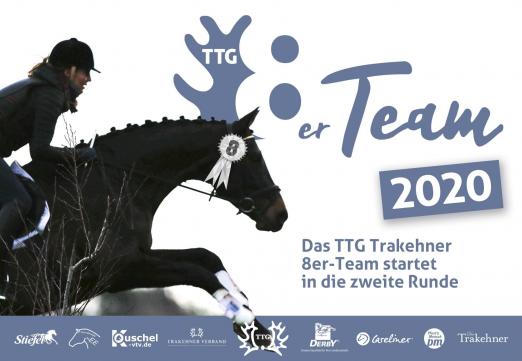 Foto: Trakehner reiten und dabei sein - im TTG Trakehner 8er-Team 2020! 