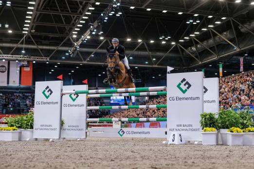 Foto: Richard Vogel und Caracho entschieden das CG Elementum Championat von Leipzig für sich - Fotograf: Sportfotos-Lafrentz.de 