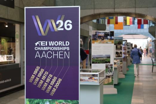 Foto: Die Ausstellung „Welcome Home – Aachener WM-Geschichte“ wurde am Donnerstagabend offiziell eröffnet - Fotograf: ALRV/Andreas Steindl Foto: Die Ausstellung „Welcome Home – Aachener WM-Geschichte“ wurde am Donnerstagabend offiziell eröffnet - Fotograf: ALRV/Andreas Steindl