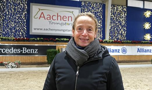 Foto: Isabell Werth bei den Aachen Dressage Youngstars 2021 - Foto: CHIO Aachen CAMPUS/ Jansen 
