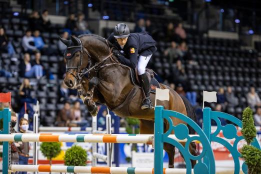 Foto: Kommt in die Frankfurter Festhalle - Matthis Westendarp, IFRF-Rising Star Springen presented by DERBY Pferdefutter - Fotograf: Sportfotos-Lafrentz.de