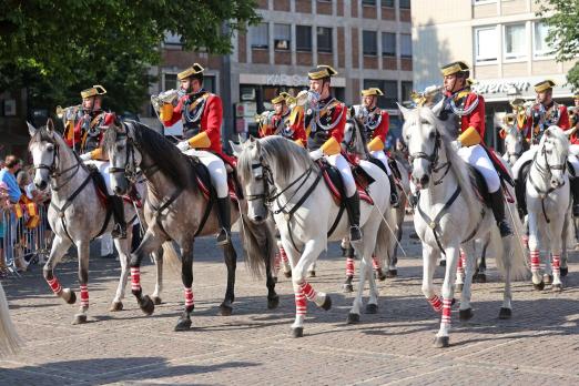 Foto: Zeigt die berittenen Soldaten der Guardia Civil - Fotograf: CHIO Aachen/Andreas Steindl