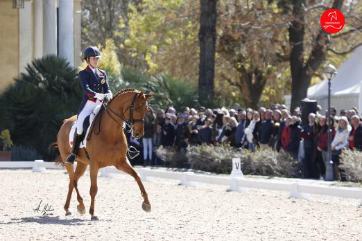 Foto: Zweitplatzierte Charlotte Dujardin/Barolo - Fotograf: ©Alberto Martinez Bracero