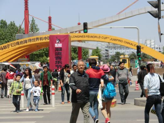 Foto: Longines Weltcup Peking 2014 - Fotograf: Adelheid Pfrommer