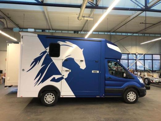Foto: Der MSG Stablehopper "safety concept" auf dem neuen Ford Transit - Fotograf: MSG