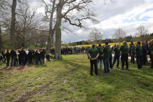 Foto: Besucher der Gerd Haiber Gedenkfeier - Fotograf: Veranstalter/Mulle