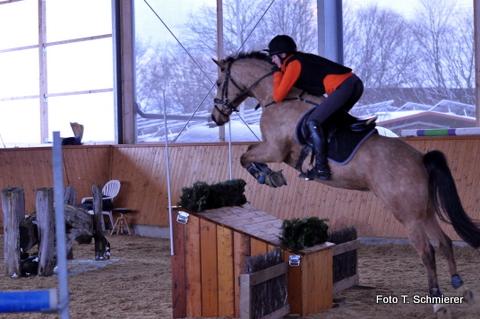 Foto: Indoor-Vielseitigkeitslehrgang Reitstall Schmierer Erdmannhausen - Fotograf: Thomas Schmierer