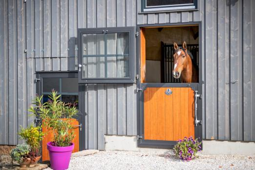 Foto: Die neuen Boxen auf Schloss Falkenhaus - Fotograf: Slawik Equine Photography