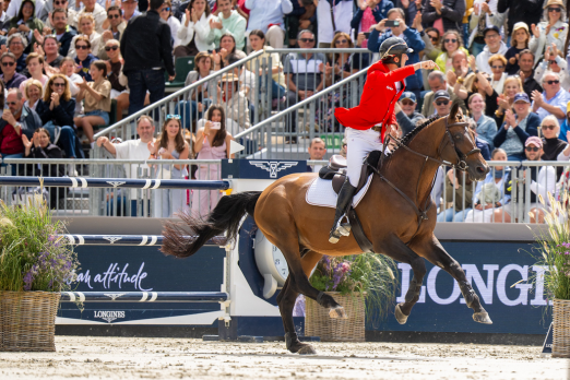 Foto: Richard Vogel ist Europameister im Springreiten 2025 - Fotograf: FEI/Benjamin Clark