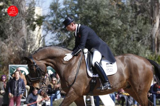 Foto: Zweitplatzierter Carl Hester/Nip Tuck - Fotograf: ©Alberto Martinez Bracero