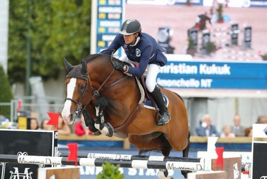 Foto: Limochello NT in seiner aktiven Zeit unter Christian Kukuk - Fotograf: Gestüt Stiekema