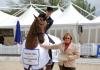 Foto: Jessica von Bredow-Werndl mit Redford und Dr. Evi Eisenhardt - Fotograf: sportfotos-lafrentz.de