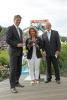 Foto: Aachens Oberbürgermeister Marcel Philipp (links) und ALRV-Präsident Carl Meulenbergh gratulieren Prinzessin Haya. - Fotograf: CHIO Aachen/Michael Strauch