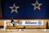 Fotograf: Jasmin Metzner/CHIO Aachen CAMPUS), es zeigt eine Nachwuchsdressurreiterin bei den Aachen Dressage Youngstars im Allianz Park 