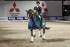 Foto: Strahlender Sieger der Grand Prix Kür Borja Carrascosa im Sattel von Al Martino - Fotograf: Stefan Lafrentz