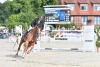 Foto: Sausten im Großen Preis beim KMG Cup zum Sieg: Sören Pedersen aus Dänemark und Tailormade Chaloubet - Fotograf: Karl-Heinz Frieler