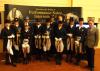 Foto: Siegerehrung Dressurprüfung Kl.S*: v.l. Christina Henning, Malin Nilsson, Paulina Holzknecht, Wolfgang Schmitz-Heinen, Sabrina Geßmann, Anabel Balkenhol, Frederic Wandres, Andrea Timpe, Philipp Ruwe, Silve Dietrich-Osten, Marion Wiebusch und Richter Eckhard Wemhöner. - Fotograf: ADC