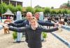 Sind alle drei in München bei der DKB-Riders Tour: Favoritin Janne Friederike Meyer, Vorjahressieger Holger Wulschner und Carsten-Otto Nagel, der zweimalige Sieger der Tour. (Foto: Stefan Lafrentz) 