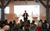 Foto: Olympiareiter Andreas Helgstrand referierte über seine Perspektiven in Pferdesport und -zucht - Fotograf: ACP Pantel