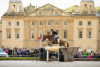 Andrew Nicholson (NZL) and Nereo retain their lead after a perfectly judged Cross Country round at the Mitsubishi Motors Badminton Horse Trials, fourth leg of the FEI Classics™ 2014/2015. (Jon Stroud/FEI)