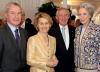 Foto: von links Jürgen Fitschen, Dr. Ursula von der Leyen, Carl Meulenbergh (Präsident des Aachen-Laurensberger Rennvereins) und I.K.H. Prinzessin Benedikte zu Dänemark. - Fotograf: CHIO Aachen/Andreas Steindl