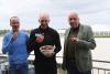 Foto: v.li. Springreiter Christoph Lanske und Holger Wulschner und Turnierveranstalter Enno Glantz - Fotograf: LoK