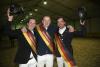 Foto: Westfalen gewann die Deutsche Meisterschaft der Landesverbände 2014 bei den Löwen Classics, v.l. Felix Haßmann, Hendrik Zurich, Oliver Schaal. - Fotograf: Jürgen Stroscher
