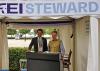 Foto: Ansprechpartner für die Zuschauer - Die Info-Stewards - Fotograf: CHIO Aachen