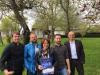 Foto v.l.: Rainer Bertsche (Gasthaus „Löwen", Brigachtal); Robert Müller (Restaurant „Zum Hecht“, Geisingen); Beatrix Huber und Jörg Wenzel (Partyservice Wenzel, Geisingen);Joachim Willmann (DJK Donaueschingen)