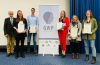 Foto: Preisträger*innen, von links Dr. Ludwig Christmann, Michaela Schulz, Benedikt Rösler, Lea Speier, Almut Scheler, Janina Beule - Fotograf: Frau Felsinger 